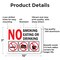 Signmission No Smoking Eating or Drinking with Graphic OSHA ANSI Sign, Aluminum, 10in W x 7in L, 2PK OS-2PACK-MISC-A-710-L-19502 - alternate 2